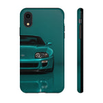 Teal Supra Phone Case, MK4 90s JDM Legend Tough Protective Cover for Men