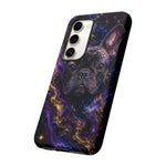 French Bulldog Galaxy Marble Art Tough Phone Case