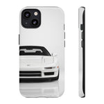 White NSX Phone Case, Retro 90s JDM Supercar Cover, Gift for Car Lovers