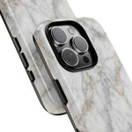White Marble Pattern Phone Case | Tough Cover