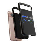 Blue C7 Z06 Sports Car Tough Phone Case Track Style Cover Gift