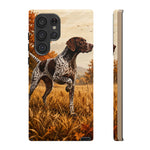 German Shorthaired Pointer Pointing Art Tough Phone Case