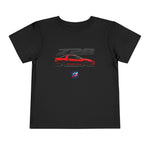 Toddler ’90s Camaro Z28 T-Shirt | Red Chevy Camaro Z28 Sora Minimalist Car Tee