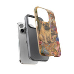 Guilty French Bulldog Phone Case, Confetti Watercolor Cover