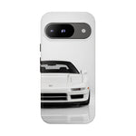 White NSX Phone Case, Retro 90s JDM Supercar Cover, Gift for Car Lovers