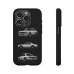 Silver Hakosuka Skyline Classic Sports Car Tough Phone Case for JDM Fans