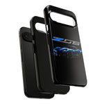 Blue C7 Z06 Sports Car Tough Phone Case Track Style Cover Gift
