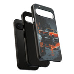 1966 GTO Orange Rainy City Tough Phone Case Cover Gift Art