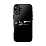 White C8 Z06 Phone Case for Chevy Fans, Tough Protective Cover