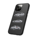 Silver Prelude Sports Coupe Tough Phone Case for JDM Fans