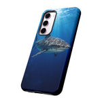 Tiger Shark Phone Case, Dappled Blue Water Tough Cover