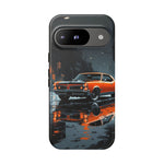 1966 GTO Orange Rainy City Tough Phone Case Cover Gift Art