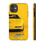 Yellow C4 ZR-1 Car Phone Case | Sports Car Tough Cover