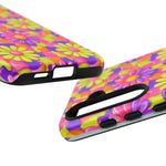 Trippy Daisy Retro Floral Pattern phone case | Tough Cases