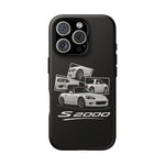 White S2000 Roadster Collage JDM Tough Phone Case Cover Gift