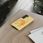 Orange Tabby Loaf Kawaii Chibi Pet Cat Art Tough Phone Case