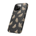 Vintage Ghost Pattern phone case | Halloween spooky stars design