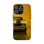 Classic Camaro SS Phone Case, Yellow 69 Muscle Car Cover, Gift for Guys