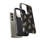 Vintage Ghost Pattern phone case | Halloween spooky stars design