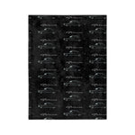 1964 Galaxie Black Microfiber Throw Blanket Classic Car Gift