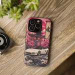 Pearl White NSX Phone Case, Cherry Blossom Torii Art Tough Cover