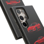 Red MR2 JDM Sports Car Phone Case Tough Multi View