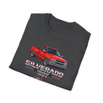 Classic Red 1994 Silverado 1500 Pickup T-Shirt | Truck Illustration