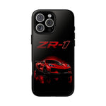 Red ZR1 C8 Phone Case for Chevy Fans, Tough Cover