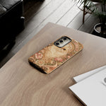 Persian Cat Floral Art Nouveau Tough Phone Case