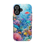 Underwater Coral Reef Phone Case | Colorful Tropical Fish Ocean Scene