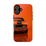 69 Camaro SS Tough Phone Case, Orange Classic Muscle Car Gift for Guys