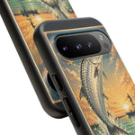 Tarpon Fishing Phone Case Saltwater Angler Tough Cover Gift