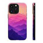 Pastel Mountain Haze Vaporwave Art Tough Phone Case