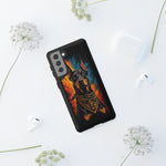 Doberman Bandana Portrait Tough Phone Case - Color Splash