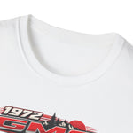 1972 GMC Jimmy SUV Retro Stack T-Shirt — Vintage Off-Road 4x4 Truck Tee