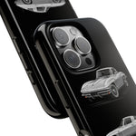 Silver Sting Ray Classic Corvette Phone Case Tough Multi View