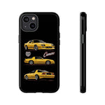 Yellow IROC-Z Camaro Triple View Tough Phone Case Cover Gift