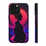 Neon Geisha Silhouette Phone Case | Tough Cover