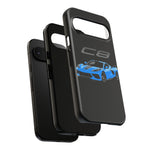 Rapid Blue C8 Corvette Vector Tough Phone Case
