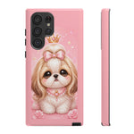 Shih Tzu Princess Kawaii Chibi Puppy Pet Dog Art Tough Phone Case