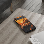 Orange Corvette C3 Stingray Sunset Palms Phone Case