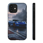 Elkhart Lake Blue C7 Track Attack Dawn Tough Phone Case