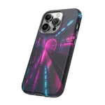 Neon Future Subway Station Tough Phone Case Cover Gift Art