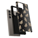 Vintage Ghost Pattern phone case | Halloween spooky stars design