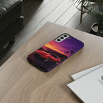 Red C3 Coastal Sunset Phone Case Classic Car Tough Case