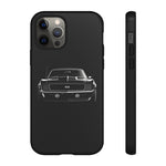 1969 Camaro Black Restomod Front Tough Phone Case Cover Gift