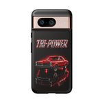 Tri-Power Classic Muscle Car GTO phone case | Retro Automotive Graphic