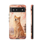 Akita Cherry Blossom Phone Case Sakura Dog Lover Gift