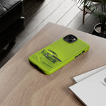 Green Cuda Muscle Car phone case for Gear Heads