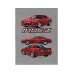 IROC-Z 1988 Red Camaro blanket | Velveteen Microfiber Throw